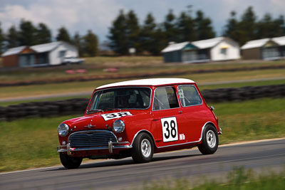 38;1964-Morris-Cooper-S;30-October-2009;Australia;FOSC;Festival-of-Sporting-Cars;Group-N;Historic-Touring-Cars;John-Lockyer;NSW;New-South-Wales;Wakefield-Park;auto;classic;historic;motorsport;racing;super-telephoto;vintage