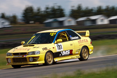 101;1996-Subaru-Impreza-WRX-STi;30-October-2009;Australia;FOSC;Festival-of-Sporting-Cars;Franck-Donniaux;Marque-Sports;NSW;New-South-Wales;Wakefield-Park;auto;motion-blur;motorsport;racing;super-telephoto