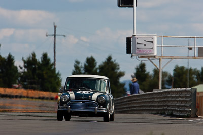 13;1964-Morris-Cooper-S;30-October-2009;Australia;FOSC;Festival-of-Sporting-Cars;Group-N;Historic-Touring-Cars;Ken-Lee;NSW;New-South-Wales;Wakefield-Park;auto;classic;historic;motorsport;racing;super-telephoto;vintage