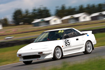 85;1987-Toyota-MR2;30-October-2009;Australia;FOSC;Festival-of-Sporting-Cars;Mike-Williamson;NSW;New-South-Wales;Regularity;Wakefield-Park;auto;motion-blur;motorsport;racing;super-telephoto