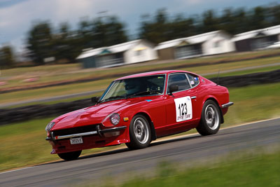 123;1977-Datsun-260Z;30-October-2009;Australia;FOSC;Festival-of-Sporting-Cars;NSW;New-South-Wales;Philip-Mitchell;Regularity;Wakefield-Park;auto;classic;historic;motion-blur;motorsport;racing;super-telephoto;vintage