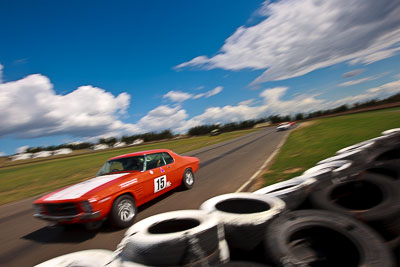 15;30-October-2009;Australia;FOSC;Festival-of-Sporting-Cars;Group-N;Historic-Touring-Cars;Holden-HQ;Holden-Monaro;NSW;New-South-Wales;Patrick-Dwyer;Wakefield-Park;auto;classic;historic;motion-blur;motorsport;racing;vintage;wide-angle