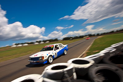 5;1979-Holden-Commodore-VB;30-October-2009;Australia;FOSC;Festival-of-Sporting-Cars;Marque-Sports;NSW;New-South-Wales;Rod-Wallace;Wakefield-Park;auto;classic;historic;motion-blur;motorsport;racing;vintage;wide-angle