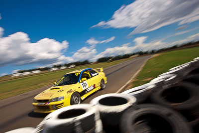 101;1996-Subaru-Impreza-WRX-STi;30-October-2009;Australia;FOSC;Festival-of-Sporting-Cars;Franck-Donniaux;Marque-Sports;NSW;New-South-Wales;Wakefield-Park;auto;motion-blur;motorsport;racing;wide-angle