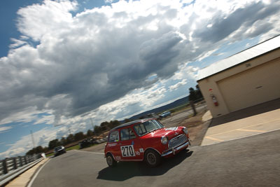 270;1963-Morris-Cooper-S;30-October-2009;Australia;FOSC;Festival-of-Sporting-Cars;Group-N;Historic-Touring-Cars;NSW;New-South-Wales;Paul-Battersby;Wakefield-Park;auto;classic;historic;motion-blur;motorsport;racing;vintage;wide-angle