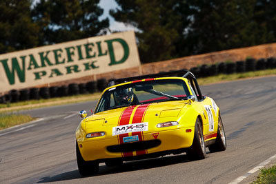 72;1991-Mazda-MX‒5;30-October-2009;Australia;FOSC;Festival-of-Sporting-Cars;Kevin-Addison;Mazda-MX‒5;Mazda-MX5;Mazda-Miata;NSW;New-South-Wales;Regularity;Wakefield-Park;auto;motorsport;racing;super-telephoto