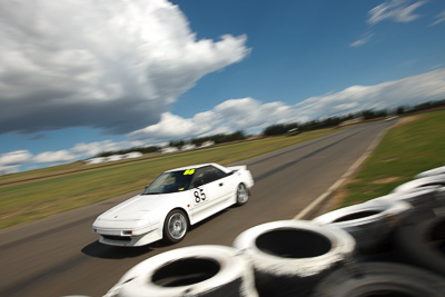 85;1987-Toyota-MR2;30-October-2009;Australia;FOSC;Festival-of-Sporting-Cars;Mike-Williamson;NSW;New-South-Wales;Regularity;Wakefield-Park;auto;motion-blur;motorsport;racing;wide-angle