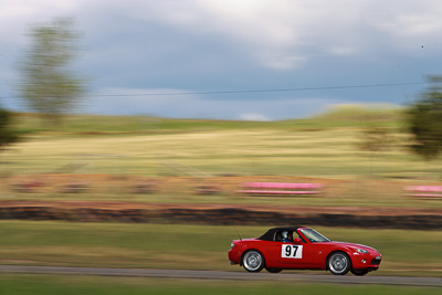 97;2005-Mazda-MX‒5;30-October-2009;Australia;FOSC;Festival-of-Sporting-Cars;John-Burgess;Mazda-MX‒5;Mazda-MX5;Mazda-Miata;NSW;New-South-Wales;Regularity;Wakefield-Park;auto;motion-blur;motorsport;racing;super-telephoto