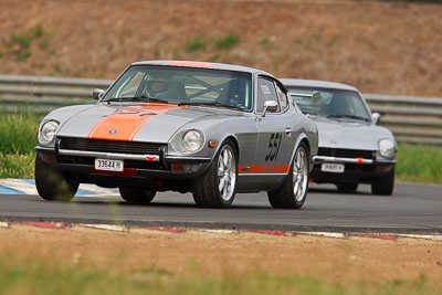 551;1974-Datsun-260Z;31-October-2009;Australia;FOSC;Festival-of-Sporting-Cars;Kay-Harlor;NSW;New-South-Wales;Regularity;Wakefield-Park;auto;classic;historic;motorsport;racing;super-telephoto;vintage