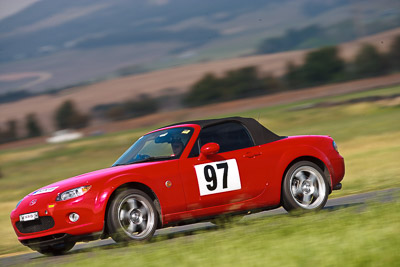 97;2005-Mazda-MX‒5;31-October-2009;Australia;FOSC;Festival-of-Sporting-Cars;John-Burgess;Mazda-MX‒5;Mazda-MX5;Mazda-Miata;NSW;New-South-Wales;Regularity;Wakefield-Park;auto;motorsport;racing;super-telephoto