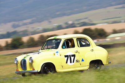 717;1952-Austin-A30;31-October-2009;Allan-Bryson;Australia;FOSC;Festival-of-Sporting-Cars;Group-N;Historic-Touring-Cars;NSW;New-South-Wales;Wakefield-Park;auto;classic;historic;motion-blur;motorsport;racing;super-telephoto;vintage