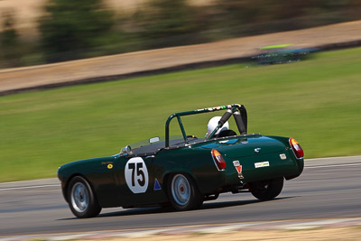 75;1971-MG-Midget;31-October-2009;Australia;Brian-Weston;FOSC;Festival-of-Sporting-Cars;Group-S;NSW;New-South-Wales;Sports-Cars;Wakefield-Park;auto;classic;historic;motion-blur;motorsport;racing;super-telephoto;vintage