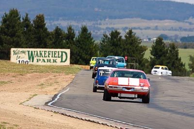 15;31-October-2009;Australia;FOSC;Festival-of-Sporting-Cars;Group-N;Historic-Touring-Cars;Holden-HQ;Holden-Monaro;NSW;New-South-Wales;Patrick-Dwyer;Wakefield-Park;auto;classic;historic;motorsport;racing;super-telephoto;vintage