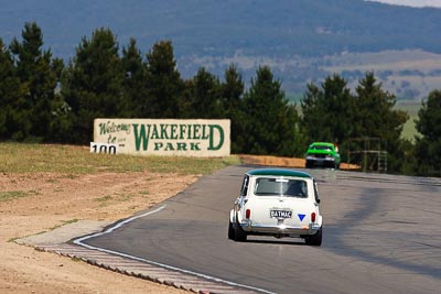 5;1967-Morris-Cooper-S;31-October-2009;Australia;FOSC;Festival-of-Sporting-Cars;Group-N;Historic-Touring-Cars;John-Battersby;NSW;New-South-Wales;Wakefield-Park;auto;classic;historic;motorsport;racing;super-telephoto;vintage