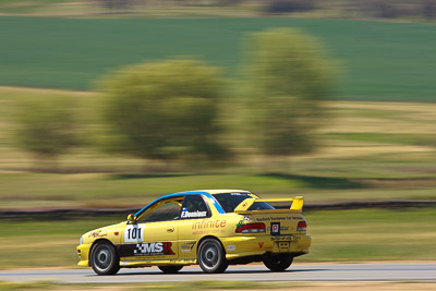 101;1996-Subaru-Impreza-WRX-STi;31-October-2009;Australia;FOSC;Festival-of-Sporting-Cars;Franck-Donniaux;Marque-Sports;NSW;New-South-Wales;Wakefield-Park;auto;motion-blur;motorsport;racing;super-telephoto