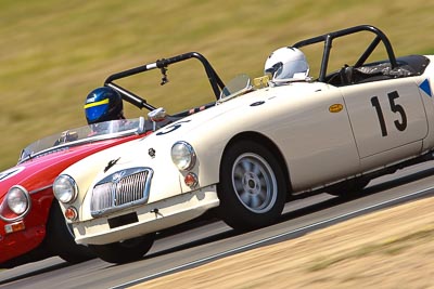 15;1959-MGA-1600;31-October-2009;Australia;FOSC;Festival-of-Sporting-Cars;Group-S;NSW;New-South-Wales;Richard-Rose;Sports-Cars;Wakefield-Park;auto;classic;historic;motorsport;racing;super-telephoto;vintage