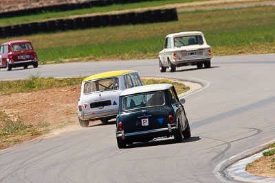 13;1964-Morris-Cooper-S;31-October-2009;Australia;FOSC;Festival-of-Sporting-Cars;Group-N;Historic-Touring-Cars;Ken-Lee;NSW;New-South-Wales;Wakefield-Park;auto;classic;historic;motorsport;racing;super-telephoto;vintage