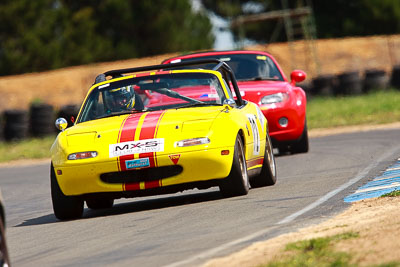 72;1991-Mazda-MX‒5;31-October-2009;Australia;FOSC;Festival-of-Sporting-Cars;Kevin-Addison;Mazda-MX‒5;Mazda-MX5;Mazda-Miata;NSW;New-South-Wales;Regularity;Wakefield-Park;auto;motorsport;racing;super-telephoto