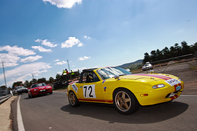 72;1991-Mazda-MX‒5;31-October-2009;Australia;FOSC;Festival-of-Sporting-Cars;Kevin-Addison;Mazda-MX‒5;Mazda-MX5;Mazda-Miata;NSW;New-South-Wales;Regularity;Wakefield-Park;auto;motorsport;racing;wide-angle