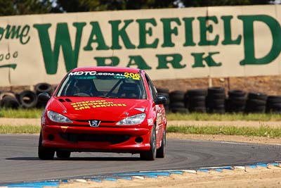 206;2004-Peugeot-206-GTi;31-October-2009;Australia;FOSC;Festival-of-Sporting-Cars;Marque-Sports;NSW;New-South-Wales;Wakefield-Park;auto;motorsport;racing;super-telephoto