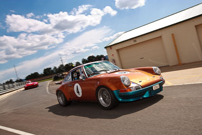 4;1972-Porsche-911;31-October-2009;Australia;Emile-Jansen;FOSC;Festival-of-Sporting-Cars;Marque-Sports;NSW;New-South-Wales;Wakefield-Park;auto;classic;historic;motorsport;racing;vintage;wide-angle