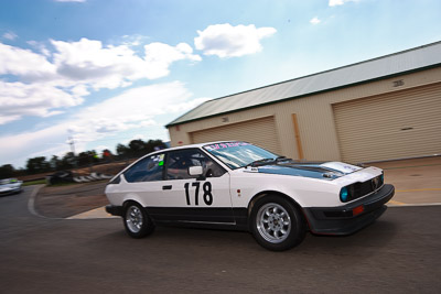 178;1984-Alfa-Romeo-GTV6;31-October-2009;Australia;Doug-Selwood;FOSC;Festival-of-Sporting-Cars;Marque-Sports;NSW;New-South-Wales;Wakefield-Park;auto;classic;historic;motorsport;racing;vintage;wide-angle