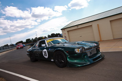 39;1977-Jaguar-XJS;31-October-2009;Australia;Bruce-Grant;FOSC;Festival-of-Sporting-Cars;Marque-Sports;NSW;New-South-Wales;Wakefield-Park;auto;classic;historic;motorsport;racing;vintage;wide-angle