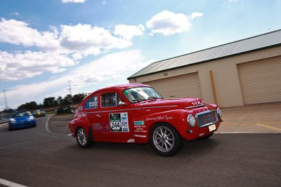 244;1961-Volvo-PV544;31-October-2009;Australia;FOSC;Festival-of-Sporting-Cars;Marque-Sports;NSW;New-South-Wales;Wakefield-Park;auto;classic;historic;motorsport;racing;vintage;wide-angle