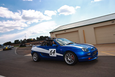 64;2002-MGF-Trophy;31-October-2009;Australia;Darren-Hodgson;FOSC;Festival-of-Sporting-Cars;Marque-Sports;NSW;New-South-Wales;Wakefield-Park;auto;motorsport;racing;wide-angle