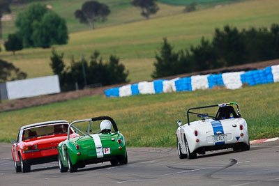 70;1960-Austin-Healey-Sprite-Mk-I;31-October-2009;Australia;FOSC;Festival-of-Sporting-Cars;Group-S;Judith-Dorrell;NSW;New-South-Wales;Sports-Cars;Wakefield-Park;auto;classic;historic;motorsport;racing;super-telephoto;vintage