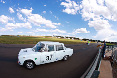 37;1964-Alfa-Romeo-Giulia-Ti;31-October-2009;Australia;FOSC;Festival-of-Sporting-Cars;Group-N;Historic-Touring-Cars;NSW;New-South-Wales;Ralph-Clarke;Wakefield-Park;auto;classic;fisheye;historic;motorsport;racing;vintage