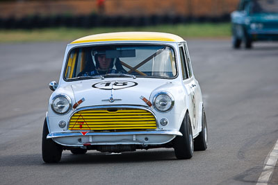 18;1964-Morris-Mini;31-October-2009;Alex-Donofrio;Australia;FOSC;Festival-of-Sporting-Cars;Group-N;Historic-Touring-Cars;NSW;New-South-Wales;Wakefield-Park;auto;classic;historic;motorsport;racing;super-telephoto;vintage