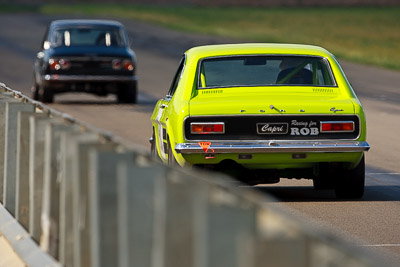 80;1970-Ford-Capri-V6;31-October-2009;Australia;FOSC;Festival-of-Sporting-Cars;Group-N;Historic-Touring-Cars;NSW;New-South-Wales;Steve-Land;Wakefield-Park;auto;classic;historic;motorsport;racing;super-telephoto;vintage