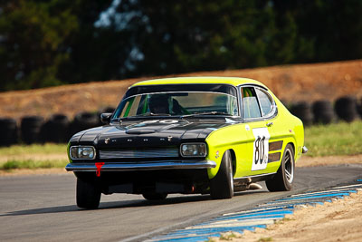 80;1970-Ford-Capri-V6;31-October-2009;Australia;FOSC;Festival-of-Sporting-Cars;Group-N;Historic-Touring-Cars;NSW;New-South-Wales;Steve-Land;Topshot;Wakefield-Park;auto;classic;historic;motorsport;racing;super-telephoto;vintage