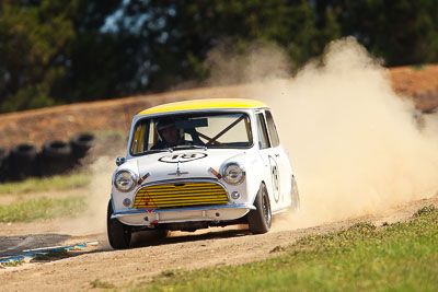 18;1964-Morris-Mini;31-October-2009;Alex-Donofrio;Australia;FOSC;Festival-of-Sporting-Cars;Group-N;Historic-Touring-Cars;NSW;New-South-Wales;Wakefield-Park;auto;classic;historic;motorsport;racing;super-telephoto;vintage