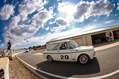 20;1965-Hillman-Imp;31-October-2009;Australia;David-Roberts;FOSC;Festival-of-Sporting-Cars;Group-N;Historic-Touring-Cars;NSW;New-South-Wales;Wakefield-Park;auto;classic;fisheye;historic;motorsport;racing;vintage