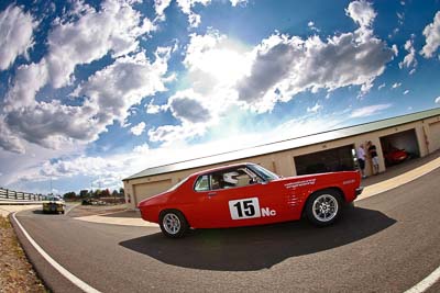 15;31-October-2009;Australia;FOSC;Festival-of-Sporting-Cars;Group-N;Historic-Touring-Cars;Holden-HQ;Holden-Monaro;NSW;New-South-Wales;Patrick-Dwyer;Wakefield-Park;auto;classic;fisheye;historic;motorsport;racing;vintage