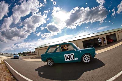 140;1964-Hillman-Imp;31-October-2009;Australia;FOSC;Festival-of-Sporting-Cars;Group-N;Historic-Touring-Cars;Mark-Lenstra;NSW;New-South-Wales;Wakefield-Park;auto;classic;fisheye;historic;motorsport;racing;vintage