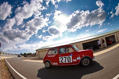 270;1963-Morris-Cooper-S;31-October-2009;Australia;FOSC;Festival-of-Sporting-Cars;Group-N;Historic-Touring-Cars;NSW;New-South-Wales;Paul-Battersby;Wakefield-Park;auto;classic;fisheye;historic;motorsport;racing;vintage