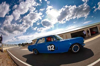 132;1964-Vauxhall-Velox;31-October-2009;Australia;Bill-Callan;FOSC;Festival-of-Sporting-Cars;Group-N;Historic-Touring-Cars;NSW;New-South-Wales;Wakefield-Park;auto;classic;fisheye;historic;motorsport;racing;vintage