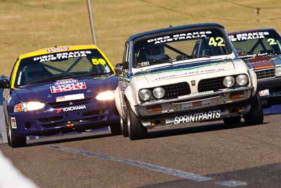 42;1-November-2009;Australia;Improved-Production;NSW;NSW-State-Championship;NSWRRC;Narellan;New-South-Wales;Oran-Park-Raceway;Philip-Larmour;Triumph-Dolomite;auto;motorsport;racing;super-telephoto