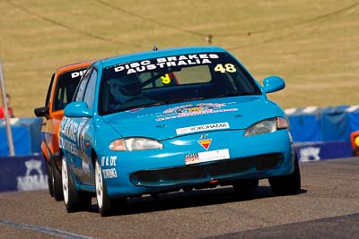 48;1-November-2009;Australia;Hyundai-Lantra;Improved-Production;NSW;NSW-State-Championship;NSWRRC;Narellan;New-South-Wales;Oran-Park-Raceway;Randolph-Swan;auto;motorsport;racing;super-telephoto