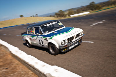 42;1-November-2009;Australia;Improved-Production;NSW;NSW-State-Championship;NSWRRC;Narellan;New-South-Wales;Oran-Park-Raceway;Philip-Larmour;Triumph-Dolomite;auto;motorsport;racing;wide-angle