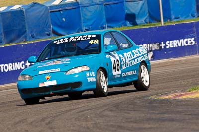 48;1-November-2009;Australia;Hyundai-Lantra;Improved-Production;NSW;NSW-State-Championship;NSWRRC;Narellan;New-South-Wales;Oran-Park-Raceway;Randolph-Swan;auto;motorsport;racing;super-telephoto