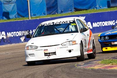 30;1-November-2009;Australia;Graham-Bohm;Improved-Production;Mitsubishi-Mirage-Cyborg;NSW;NSW-State-Championship;NSWRRC;Narellan;New-South-Wales;Oran-Park-Raceway;auto;motorsport;racing;super-telephoto