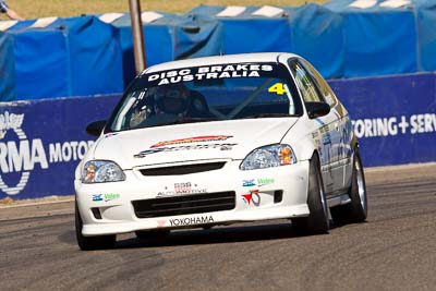 4;1-November-2009;Australia;Bob-Jowett;Honda-Civic;Improved-Production;NSW;NSW-State-Championship;NSWRRC;Narellan;New-South-Wales;Oran-Park-Raceway;auto;motorsport;racing;super-telephoto