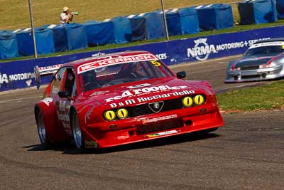 5;1-November-2009;Alfa-Romeo;Australia;NSW;NSW-State-Championship;NSWRRC;Narellan;New-South-Wales;Oran-Park-Raceway;Sports-Sedans;Tony-Ricciardello;auto;motorsport;racing;telephoto