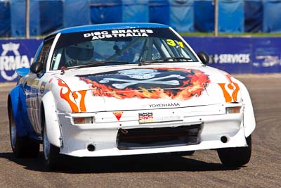 31;1-November-2009;Australia;Improved-Production;Mazda-RX‒7;NSW;NSW-State-Championship;NSWRRC;Narellan;New-South-Wales;Oran-Park-Raceway;Peter-Foote;auto;motorsport;racing;telephoto