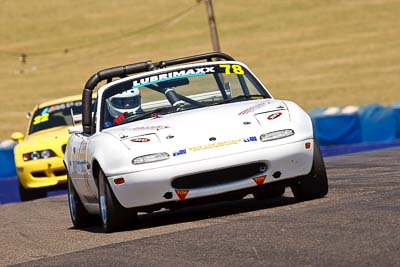 78;1-November-2009;Australia;Gary-Harris;Mazda-MX‒5;Mazda-MX5;Mazda-Miata;NSW;NSW-State-Championship;NSWRRC;Narellan;New-South-Wales;Oran-Park-Raceway;Production-Sports-Cars;auto;motorsport;racing;super-telephoto