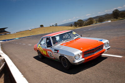 58;1-November-2009;Australia;Holden-HQ;NSW;NSW-State-Championship;NSWRRC;Narellan;New-South-Wales;Oran-Park-Raceway;Ross-Nielsen;auto;motion-blur;motorsport;racing;wide-angle